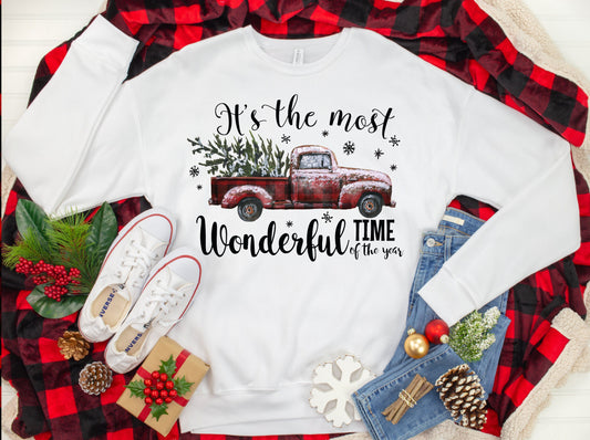 Its The Most Wonderful Time of Year Sweatshirt, Christmas Sweatshirt, Christmas Gift, Christmas Tee, Christmas Family shirts, Secret Santa