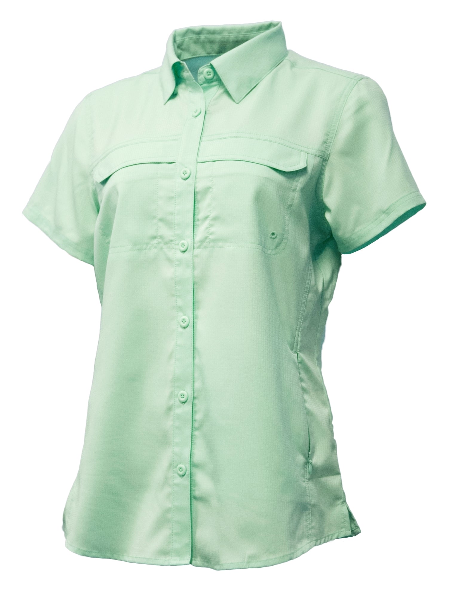 3200 Women's Short Sleeve Fishing Shirt S / Dk Green