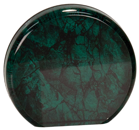 5 1/2" Green Marble Aurora Acrylic