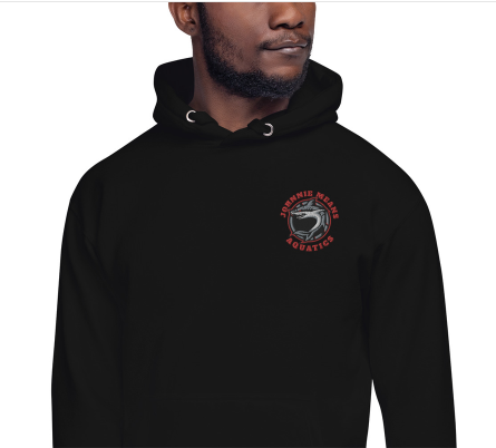 Johnnie Means Aquatics Hoodie with Left Chest Logo