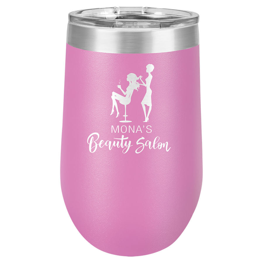 16 oz. Stainless Steel Vacuum Insulated Stemless Tumbler with Lid