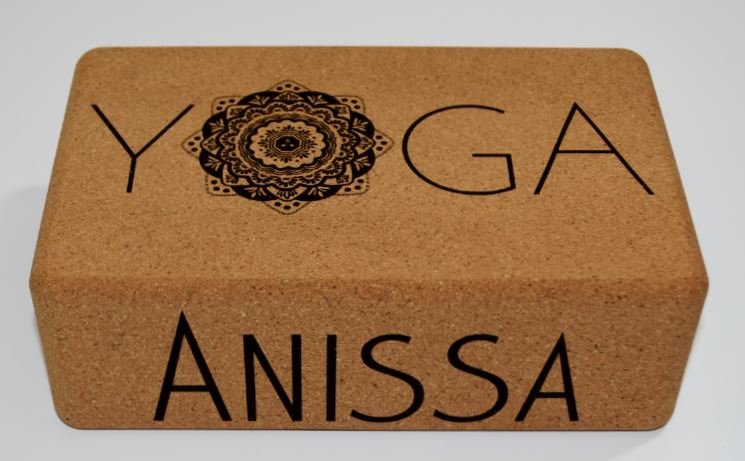 Personalized Cork Yoga Block