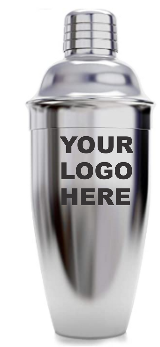 Custom Cocktail Bar Shaker - Your Logo Here