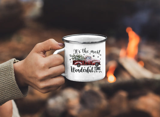 It's The Most Wonderful Time Of The Year Campfire Mug | Christmas Mug | Holiday Mug | Christmas Coffee Mug | Winter Mug | Christmas Decor