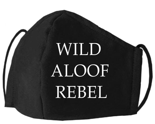 Wild Aloof Rebel Mask Unisex from David Rose / Aloof Rebel Face Mask / ICON / Wild aloof rebel / David Rose