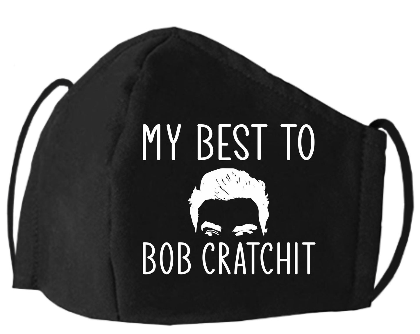 My best to Bob Cratchit Mask | Best to Bob Cratchit Mask | David Bob Cratchit Mask