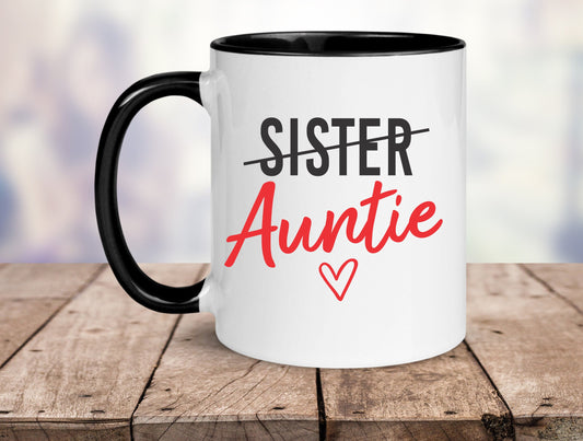 Sister To Aunt Mug, Pregnancy Announcement, Auntie Christmas Gift,Baby Announcement Aunt,Promoted to Aunt Gift,New Aunt Gift,New Auntie Gift
