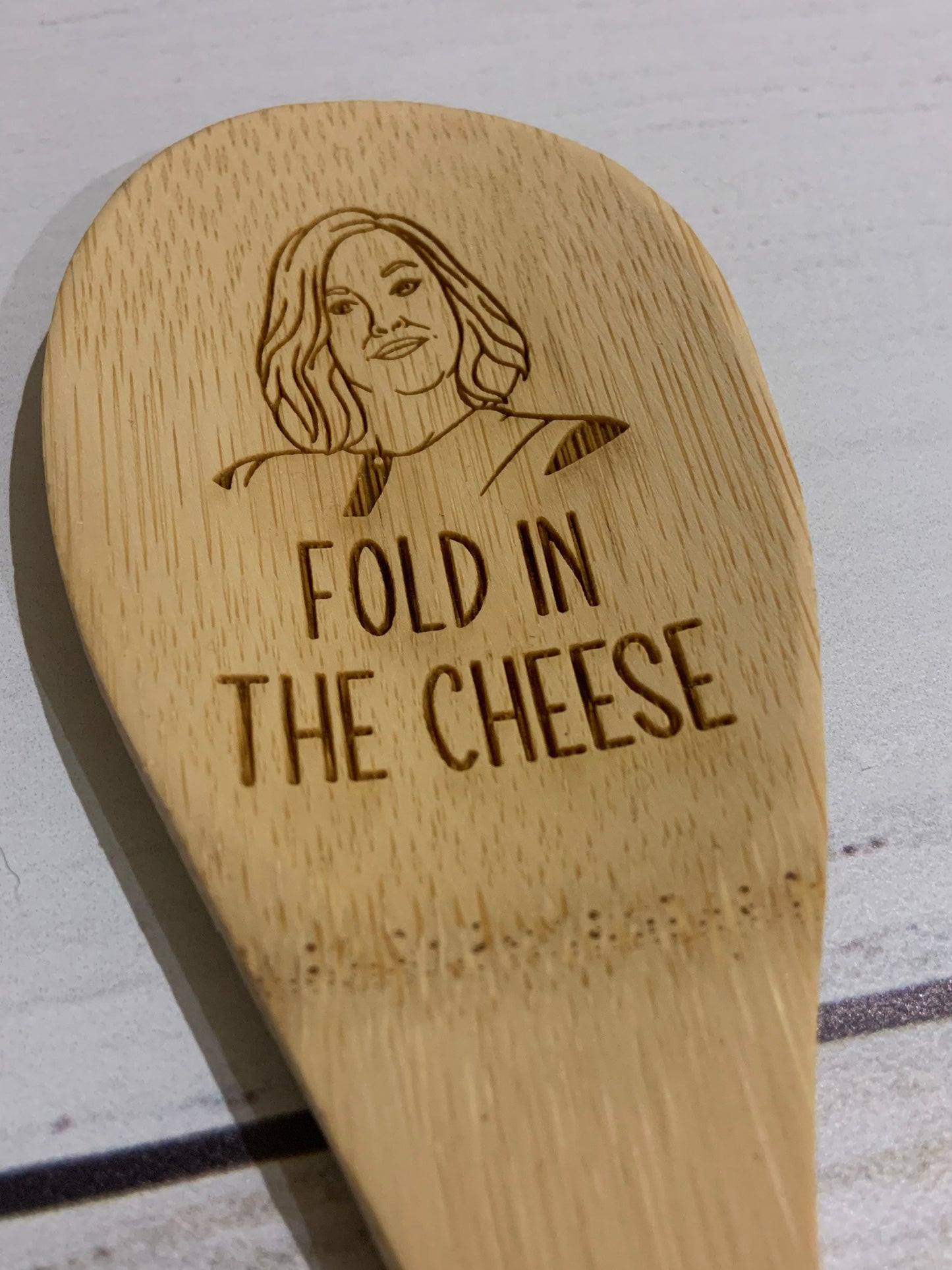 Fold In the Cheese wooden spoon | Moira Rose Funny Set of wooden spoon | Set of 2 | If You Say Fold In One M | Wooden Spoon | Creek Spoon