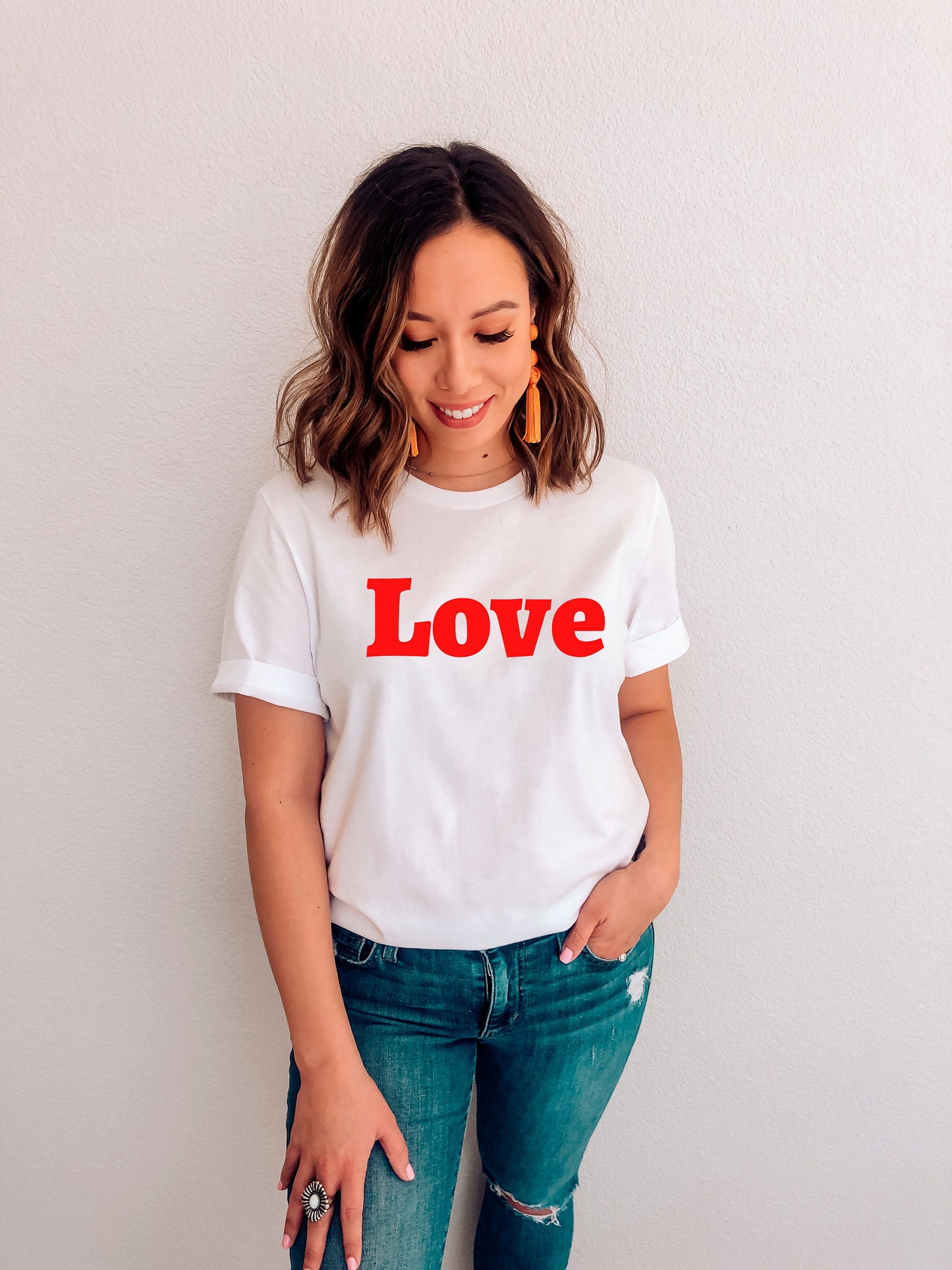 Valentine Shirts for Women | Retro Love Shirt | Valentine's Day Shirt | Galentine's Day Shirt | Valentine's Day Shirt for Him | LOVE