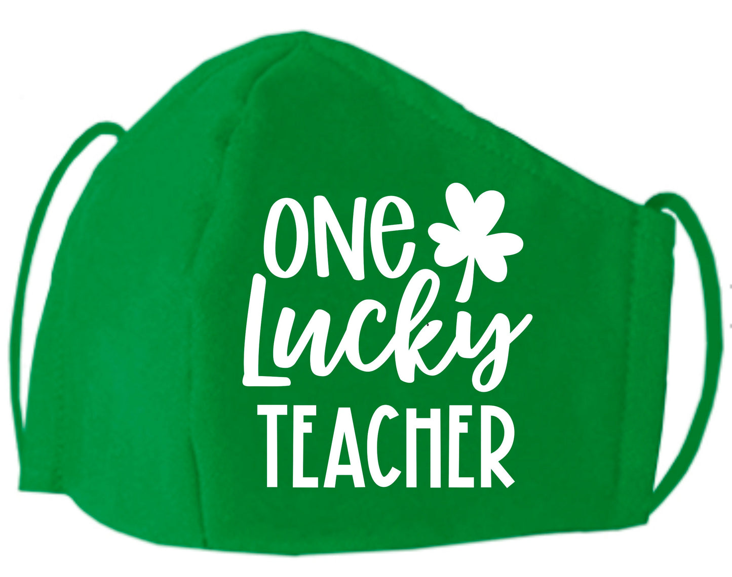 One Lucky Teacher Mask | St Patrick's Day | Teacher Mask | Teacher Life | Lucky Teacher |  St Patty's Day | Shamrock
