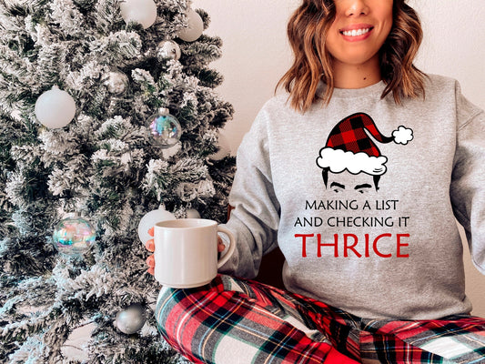 Thrice Sweatshirt New, Best Wishes, Warmest Regards, Ugly Christmas Sweater, Creek Christmas, Funny, David, Moira Xmas, Fold In The Cheese